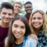 Bildungsinitiative Pankow - Praktikumsbörse Heinz-Brandt-Schule Weißensee - lachende Schüler